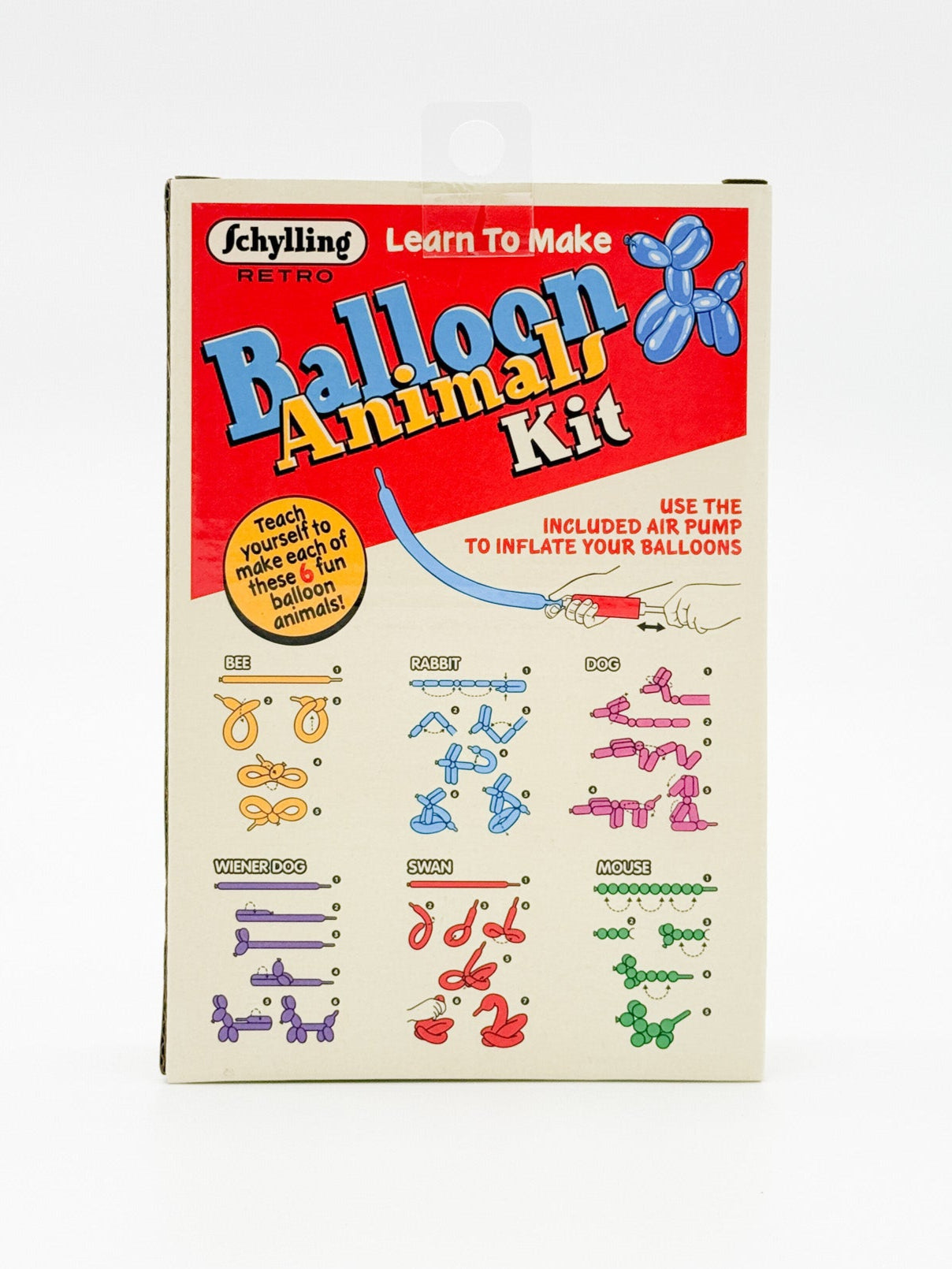 photo of balloon animals kit back
